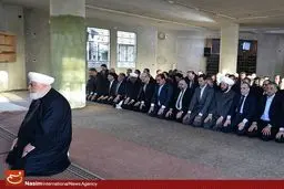 حضور بشار اسد در نماز عید قربان
