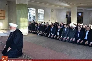 حضور بشار اسد در نماز عید قربان