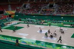 پیروزی تیم بسکتبال با ویلچر ایران مقابل الجزایر