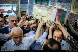 مراسم تشییع پیکر سردار شهید احمد غلامی برگزار شد + تصاویر