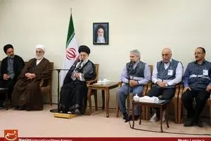 دیدار مسئولان ستاد سرشماری نفوس و مسکن با رهبر معظم انقلاب