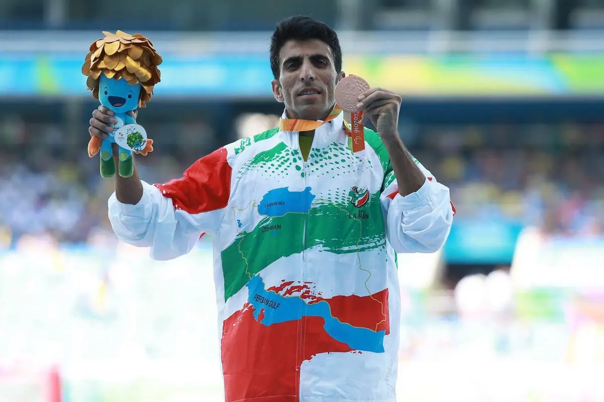 پیمان نصیری در دوی ۱۵۰۰ متر به مدال برنز رسید