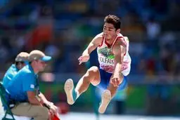 علی الفت‌نیا در پرش طول از صعود بازماند