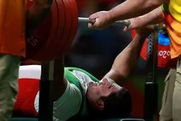 سامان رضی به چهارمی وزنه‌برداری بسنده کرد