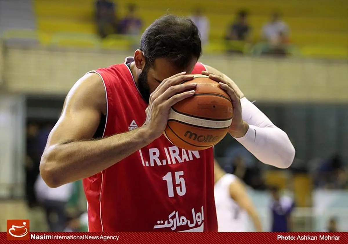 دیدار تیم های ملی بسکتبال ایران و هند