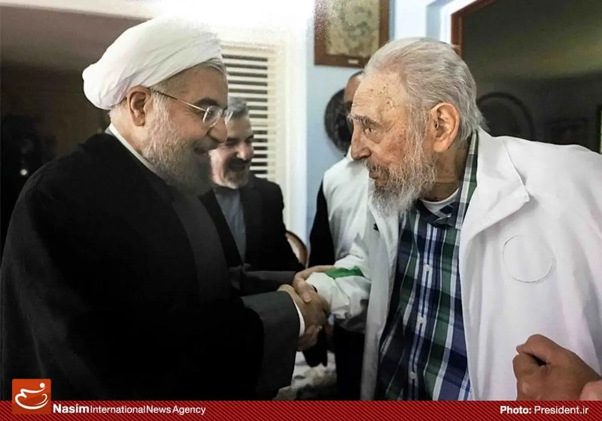 دیدار رئیس جمهور با فیدل کاسترو