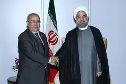 روابط خوب ایران و الجزایر در تمامی زمینه‌ها باید گسترش یابد/ پیام رئیس‌جمهور الجزایر برای روحانی
