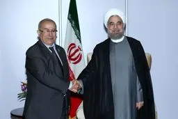روابط خوب ایران و الجزایر در تمامی زمینه‌ها باید گسترش یابد/ پیام رئیس‌جمهور الجزایر برای روحانی