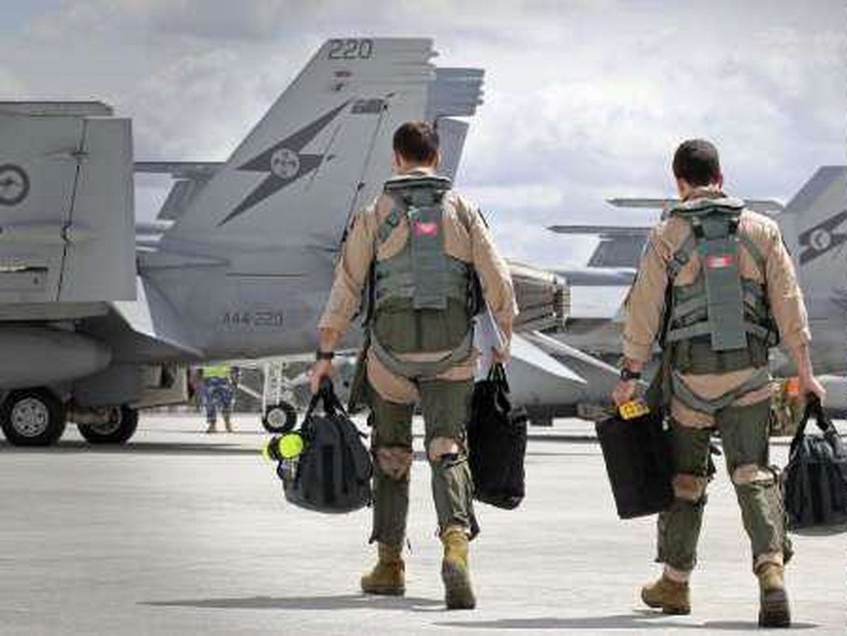 حضور جنگنده‌ استرالیا در حمله‌ آمریکا علیه ارتش سوریه