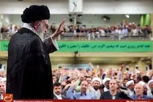 دیدار اقشار مختلف مردم با رهبر معظم انقلاب به مناسبت عید غدیر