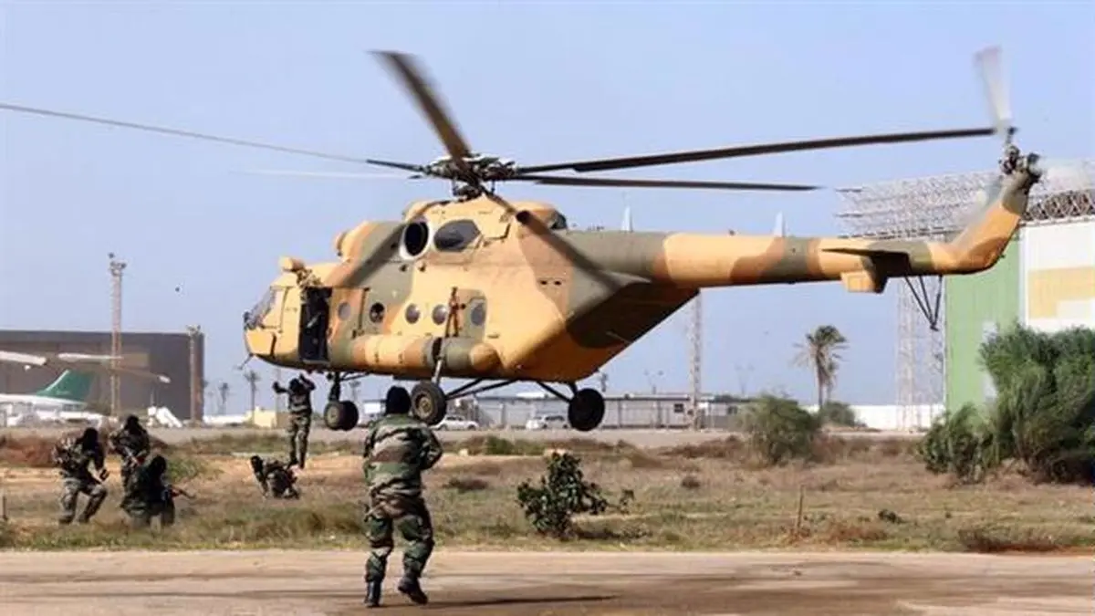 هشت کشته در پی سقوط بالگرد نظامی در لیبی