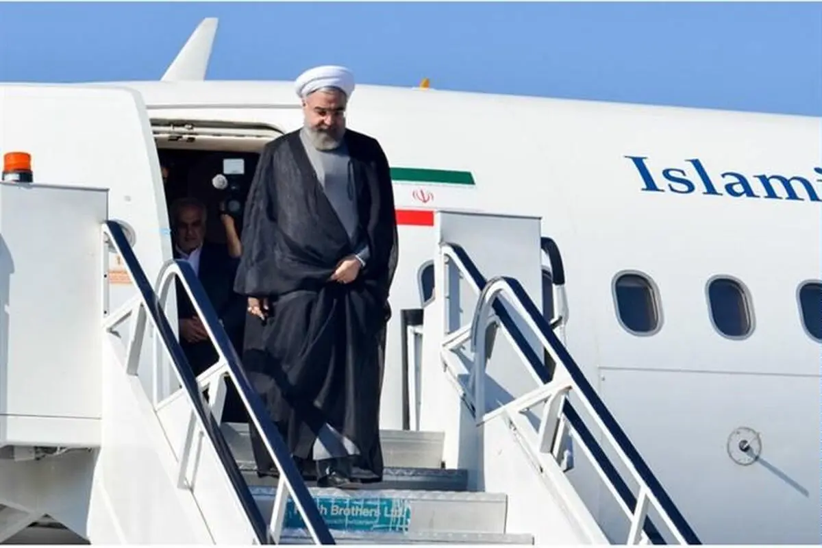 روحانی وارد نیویورک شد