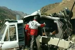 سقوط بالگرد اورژانس در محور هراز/ کشته شدن تکنیسین اورژانس+اسامی قربانیان