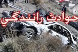 تصادف مرگبار خودروی پراید/ ۴ سرنشین در آتش سوختند