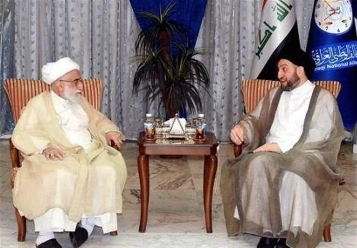 آیت‌الله جنتی با سیدعمار حکیم دیدار کرد