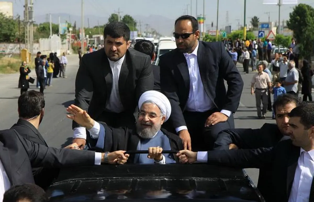 روحانی وارد قزوین شد