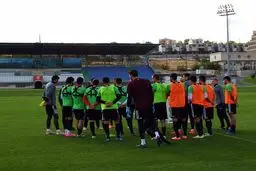 تمرین ۳۰ دقیقه‌ای شاگردان کی‌روش پیش از دیدار دوستانه در ارمنستان