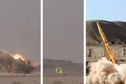 لحظه شلیک و اصابت دقیق موشک ذوالفقار به هدف