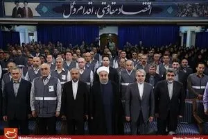 دیدار رئیس جمهور با مسئولان سرشماری سال ۹۵