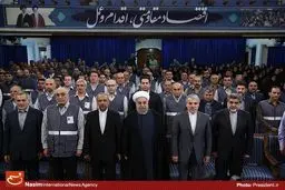 دیدار رئیس جمهور با مسئولان سرشماری سال ۹۵