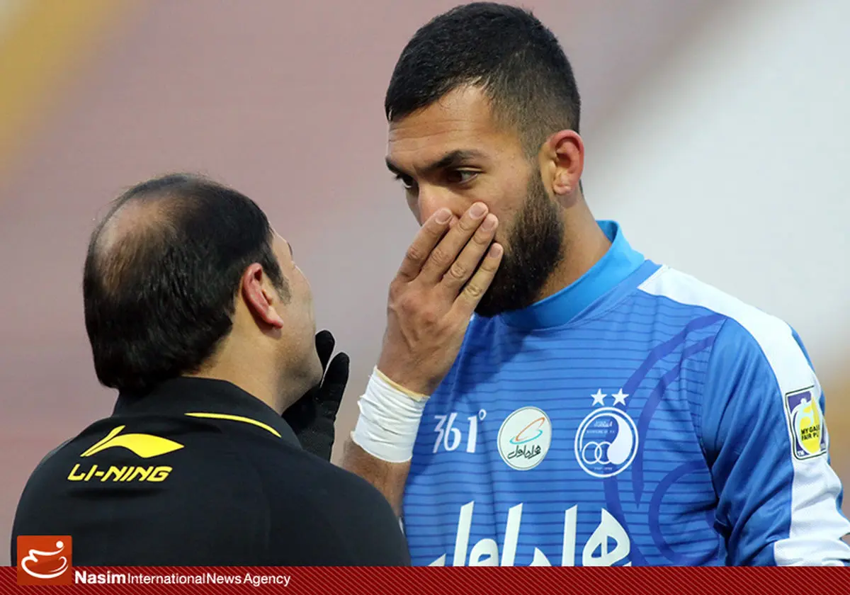 چشمی در تمرین استقلال حاضر شد