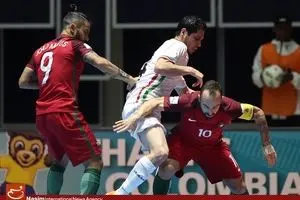 دیدار فوتسال ایران و پرتغال