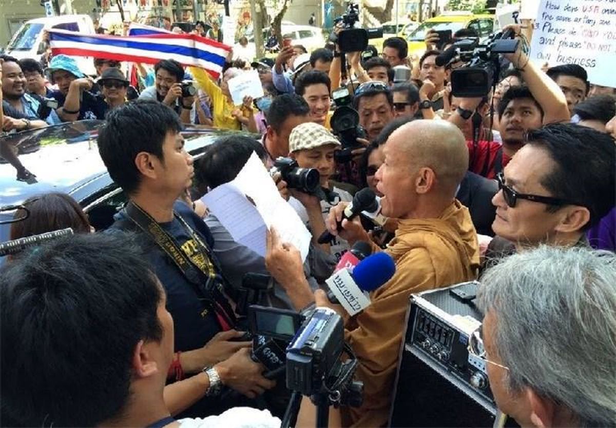 تظاهرات مردم تایلند در اعتراض به مشکلات مسکن