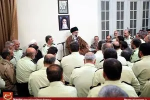 دیدار جمعی از فرماندهان نیروی انتظامی