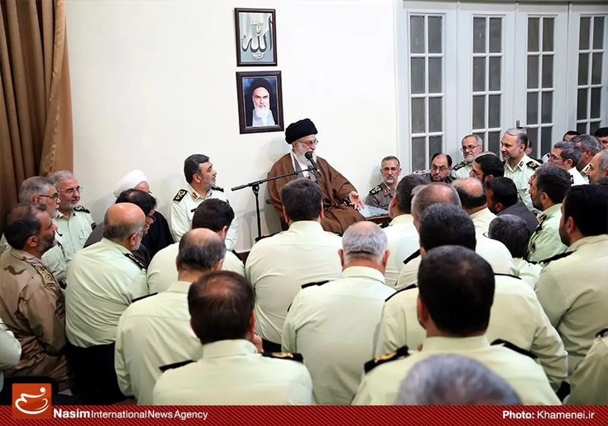 دیدار جمعی از فرماندهان نیروی انتظامی