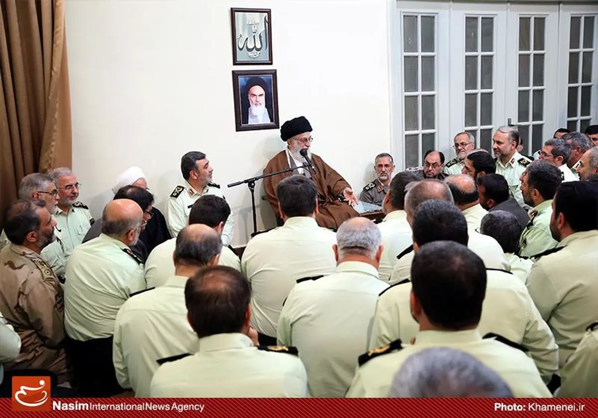 دیدار جمعی از فرماندهان نیروی انتظامی