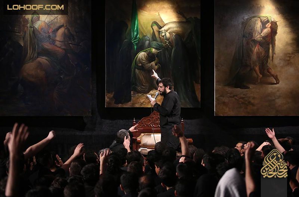 گزیده تصاویر شب سوم محرم ۹۵ در هیئات مختلف مذهبی