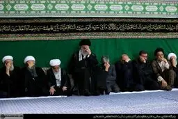 دومین شب مراسم عزاداری امام حسین(ع) در حضور رهبر انقلاب برگزار شد + تصاویر