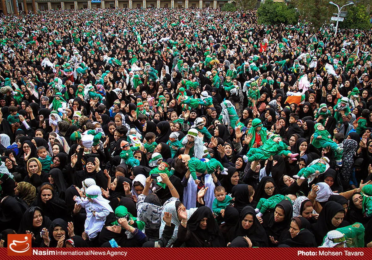 همایش بزرگ "شیرخوارگان حسینی" در مصلای تهران برگزار شد