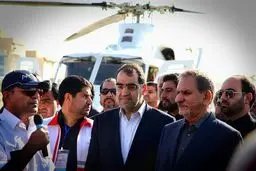 حاشیه‌نگاری خبرنگار «نسیم آنلاین» از مراسم رونمایی از ۶ بالگرد هلال احمر