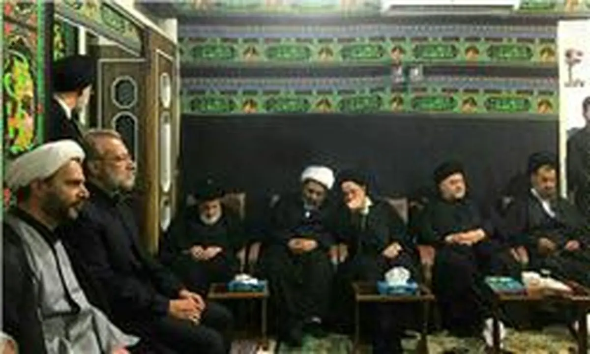 مراسم عزاداری در بیت مرحوم آیت‌الله میرزاهاشم آملی برگزار شذ