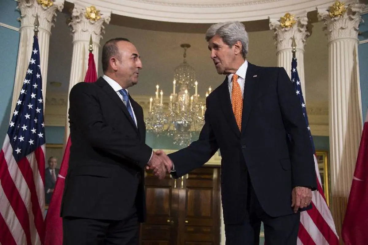 رایزنی وزرای خارجه آمریکا و ترکیه درباره سوریه