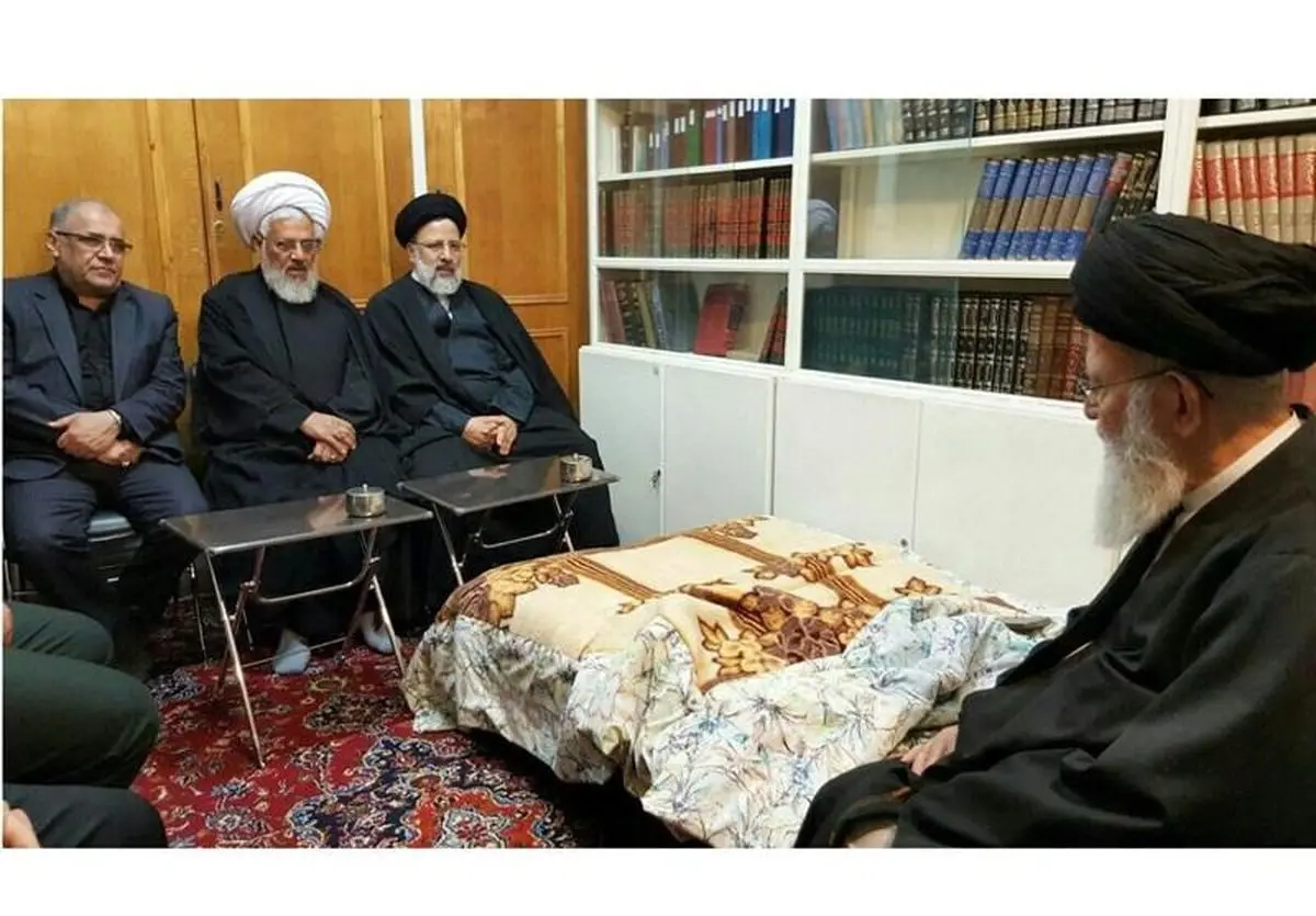 عیادت تولیت آستان قدس رضوی از آیت‌الله حسینی‌ زنجانی