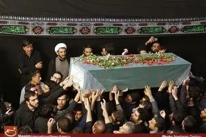 تشییع پیکر شهید مدافع حرم در دانشگاه شهید بهشتی
