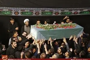 تشییع پیکر شهید مدافع حرم در دانشگاه شهید بهشتی