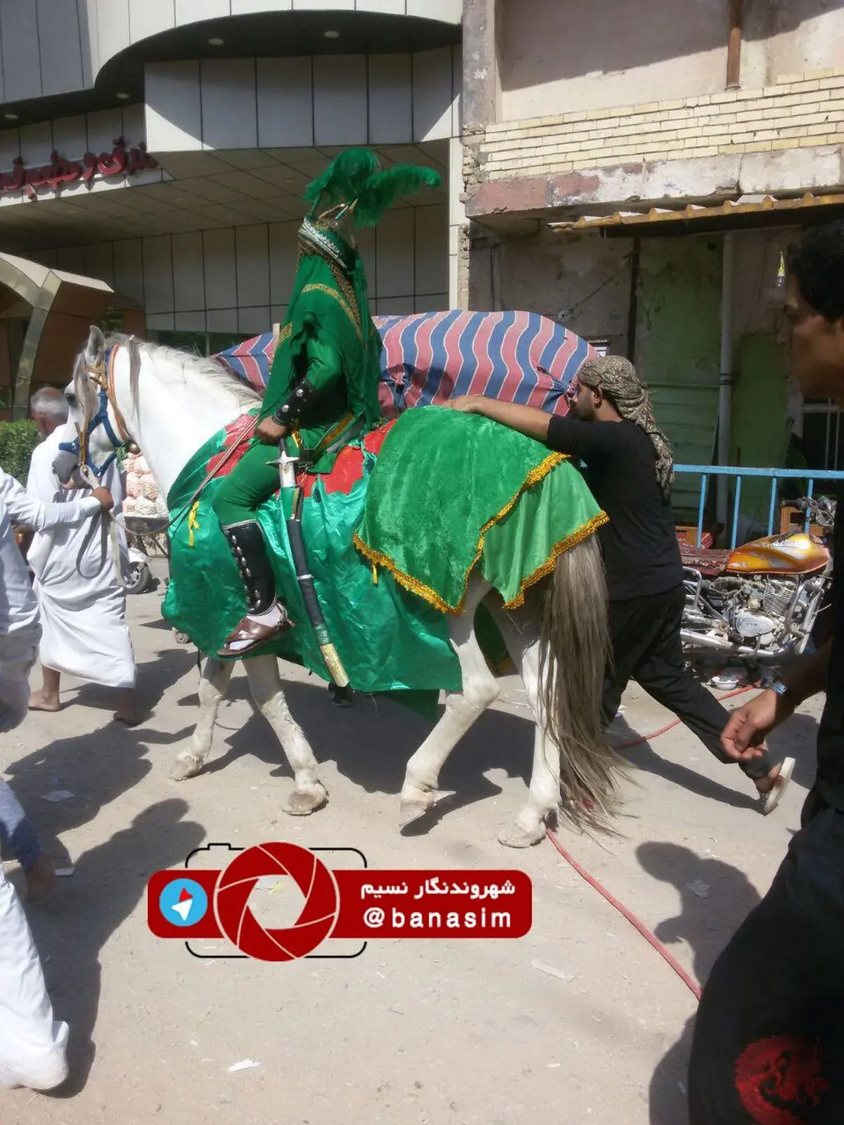 عکس خبری - عزاداری هیئات هندی در روز هشتم محرم در کربلا