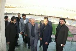 بازدید وزیر ورزش از ورزشگاه آزادی