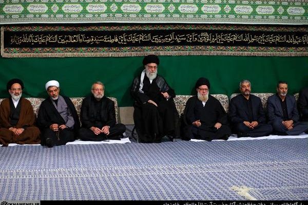 مراسم عزاداری شب تاسوعای حسینی با حضور رهبر انقلاب برگزار شد + تصاویر