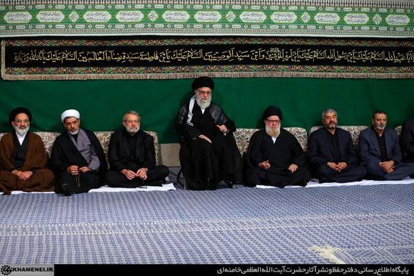 مراسم عزاداری شب تاسوعای حسینی با حضور رهبر انقلاب برگزار شد + تصاویر
