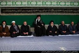 مراسم عزاداری شب تاسوعای حسینی با حضور رهبر انقلاب برگزار شد + تصاویر