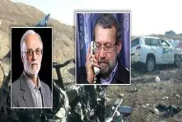 لاریجانی وضعیت جسمانی هاشم‌زایی را پیگیری کرد