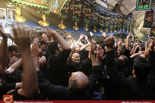تاسوعای حسینی در بازار تهران