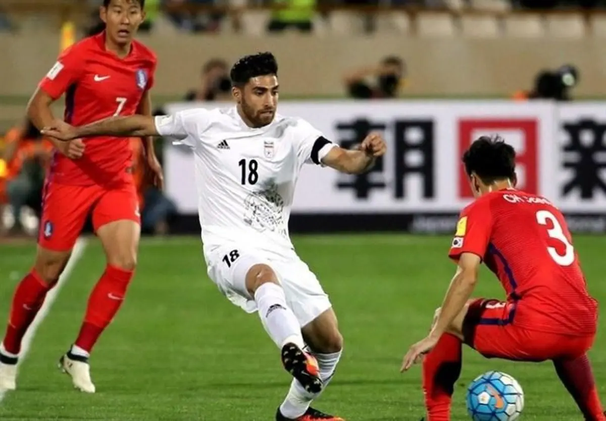 انتخاب جهانبخش به عنوان بهترین بازیکن دیدار ایران برابر کره جنوبی