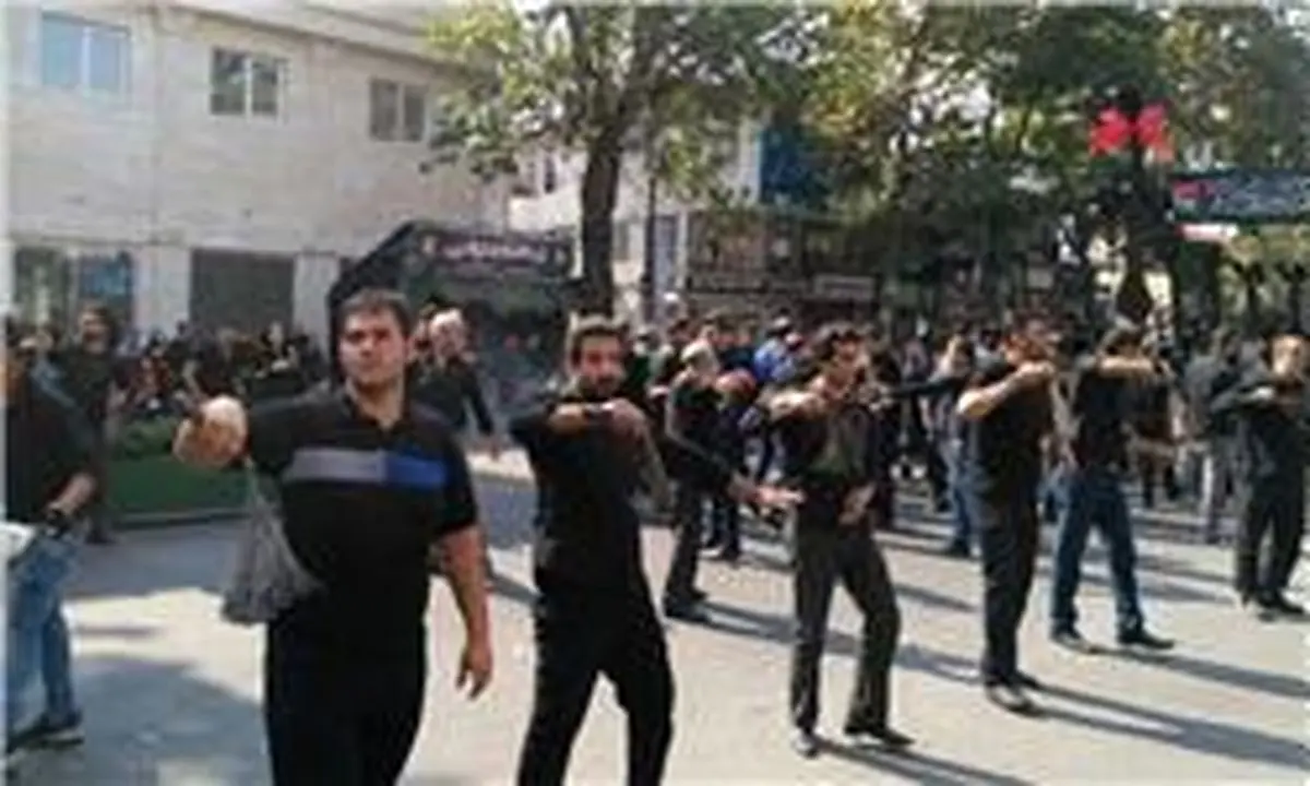 ابوترابی‌فرد و قالیباف به جمع عزاداران حسینی پیوستند