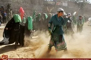 تعزیه روز عاشورا در ده ونک
