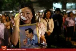 سوگواری مردم تایلند برای درگذشت پادشاه این کشور